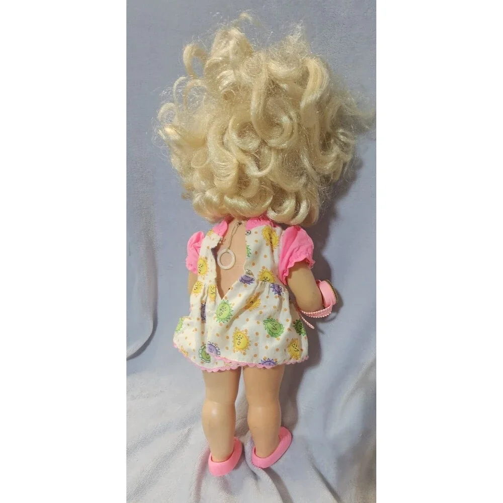 Vintage 1969 Vinyl Plastic Mattel Timey Tell Girl Character Girl Doll 17